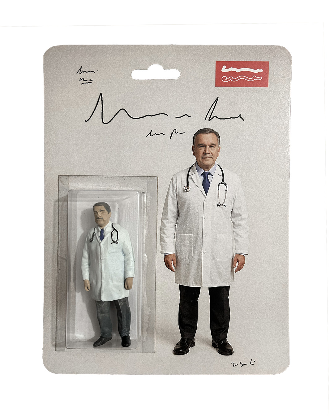Medico di base action figure fronte